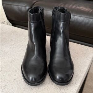 Black Leather Women’s Boots (Booties)
